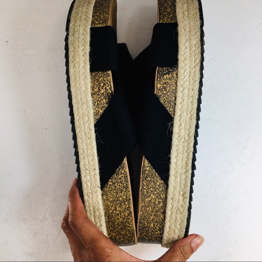 Cherish Black Espadrilles, sz 11 - Picture 3 of 8